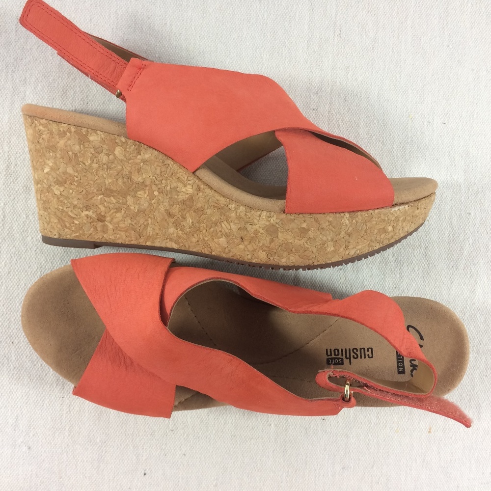 Clarks Collection platform sandals